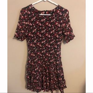 Floral short sleeve dress